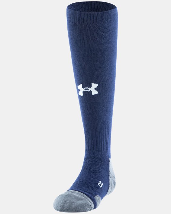 Kids' UA Team Over-The-Calf Socks, Navy, pdpMainDesktop image number 2